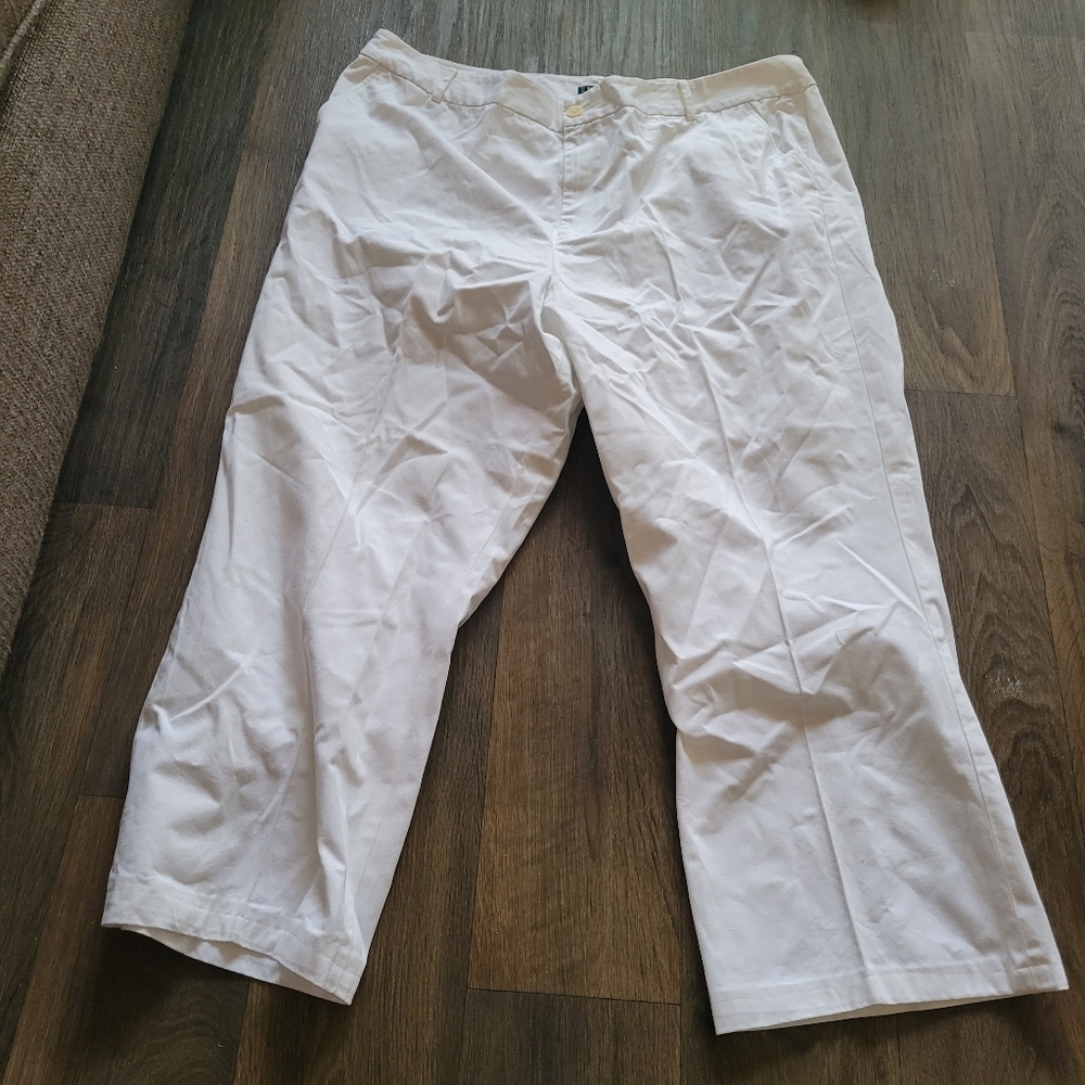White Wide-Leg Pants